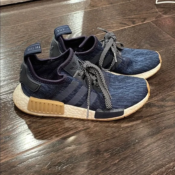 adidas | Shoes | Navy Adidas Nmd Boost Size 4 | Poshmark